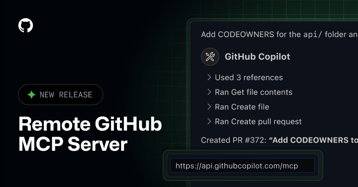 Remote GitHub MCP Server is now in public preview
