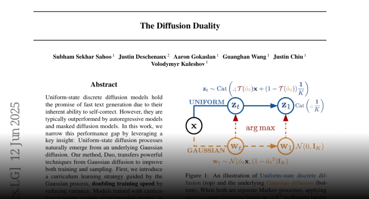 The Diffusion Duality