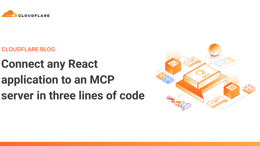 Connect any React application to an MCP server in three lines of code