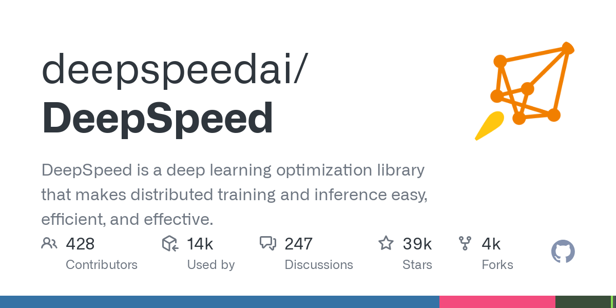 deepspeedai/DeepSpeed: DeepSpeed is a deep learning optimization library that makes distributed training and inference easy, efficient, and effective.