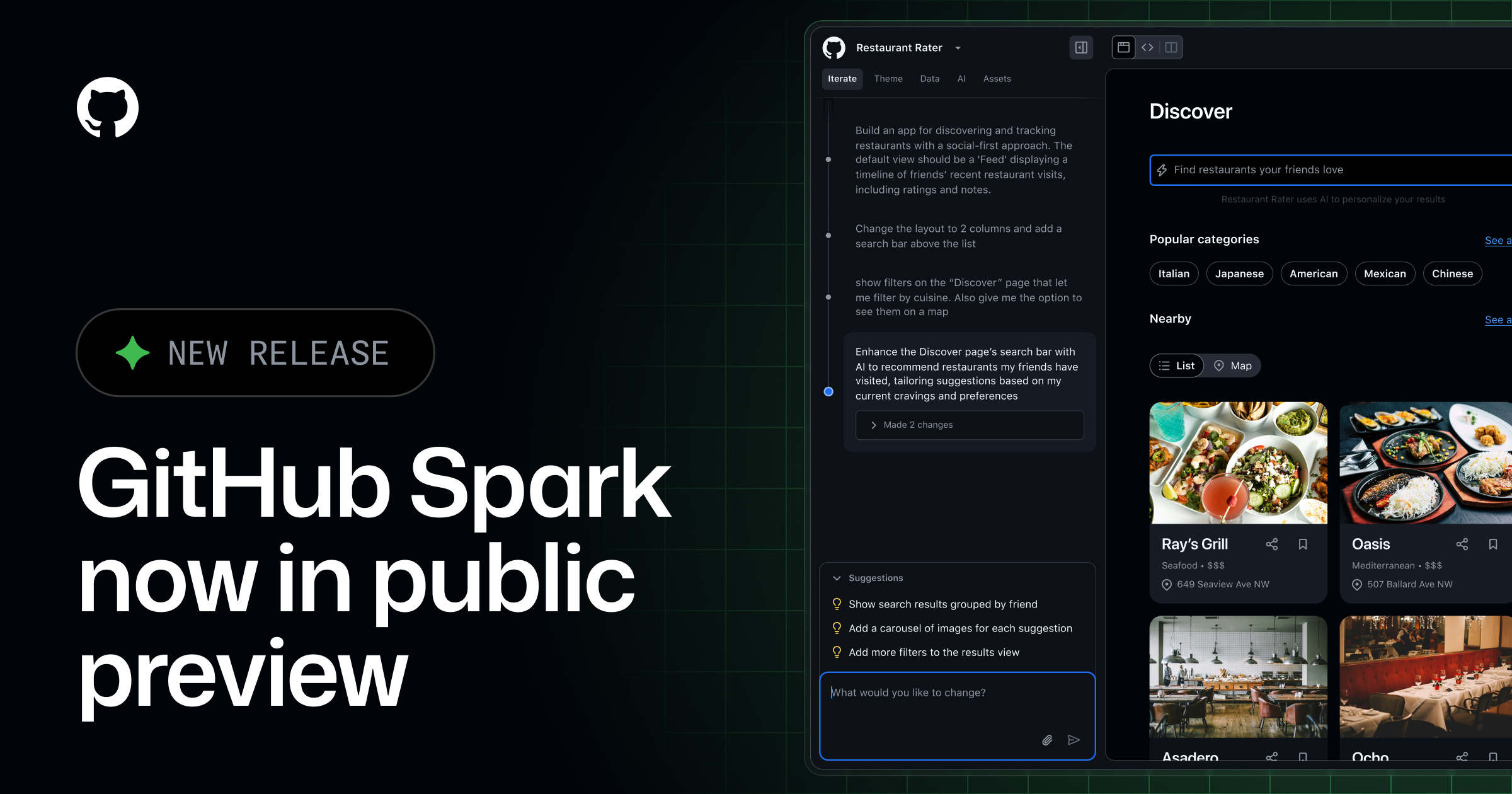 GitHub Spark in public preview for Copilot Pro+ subscribers