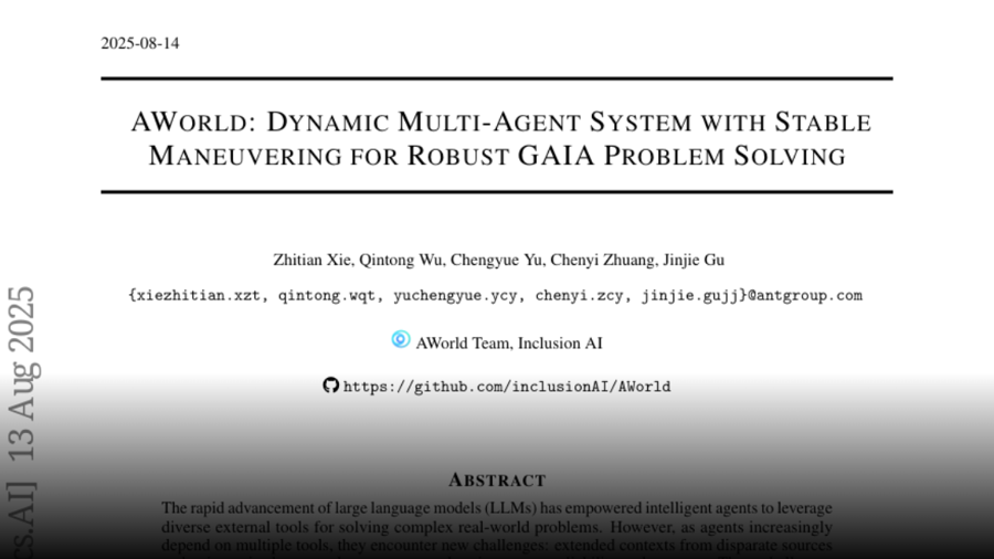 AWorld: Dynamic Multi-Agent System with Stable Maneuvering for Robust  GAIA Problem Solving