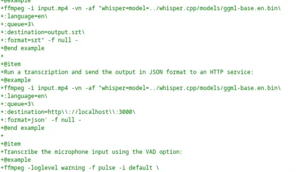 FFmpeg 8.0 Merges OpenAI Whisper Filter For Automatic Speech Recognition