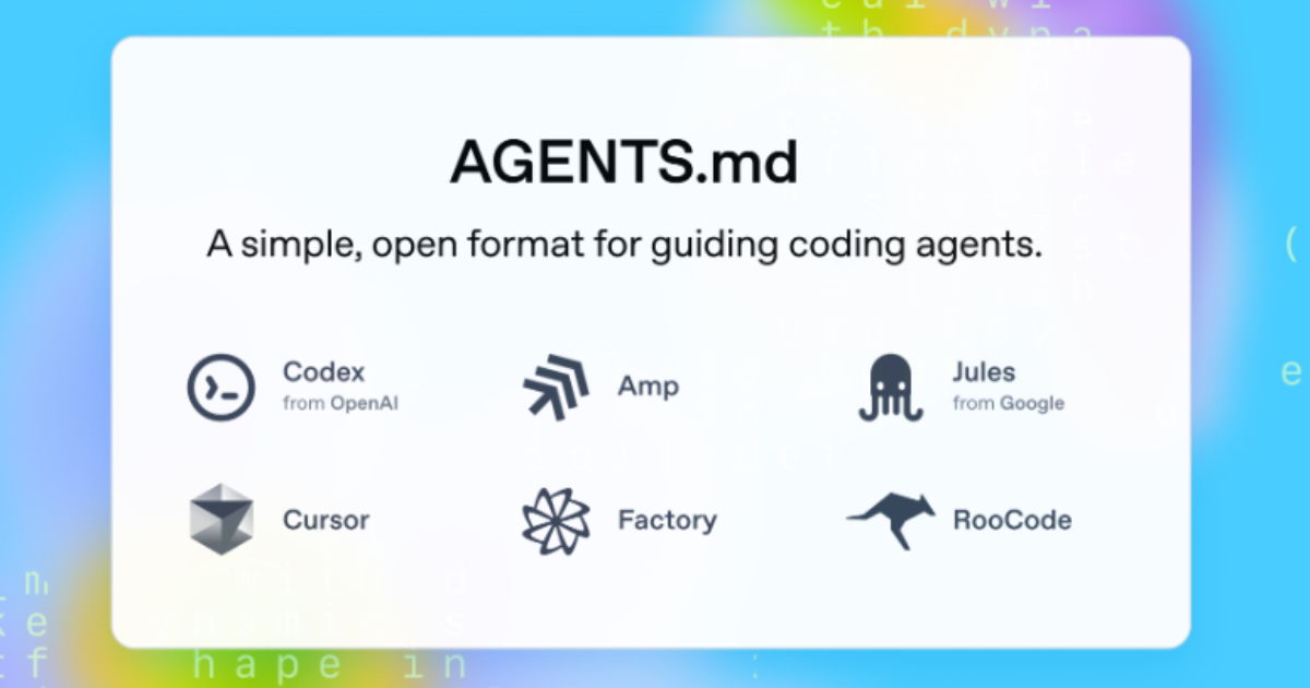 AGENTS.md Emerges as Open Standard for AI Coding Agents 