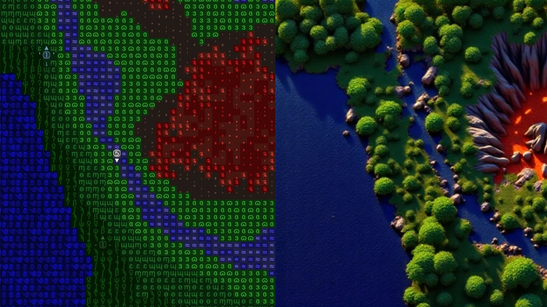 AI converts ASCII game to real-time AI-rendered graphics