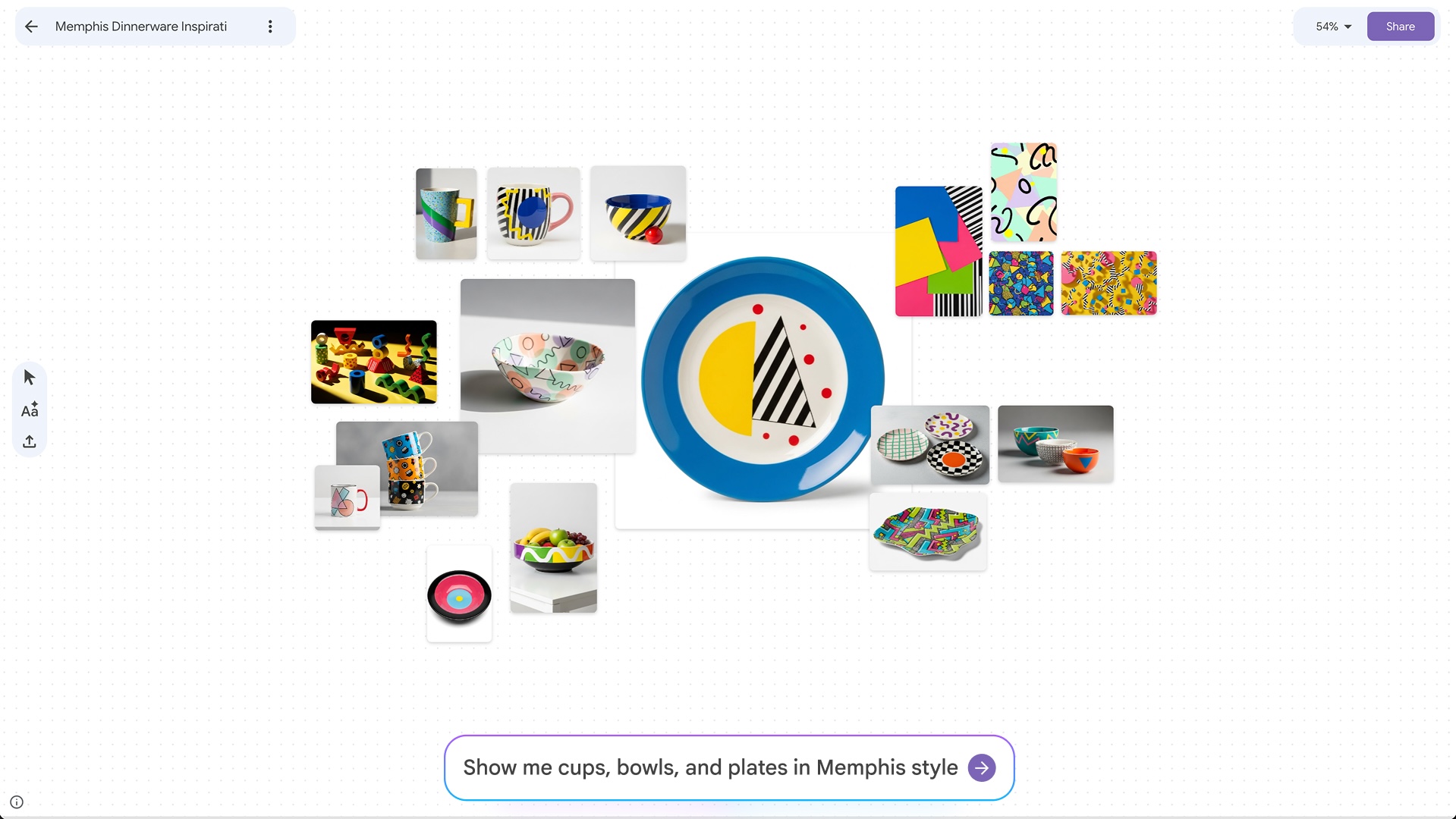 Google’s Mixboard is an AI moodboard builder