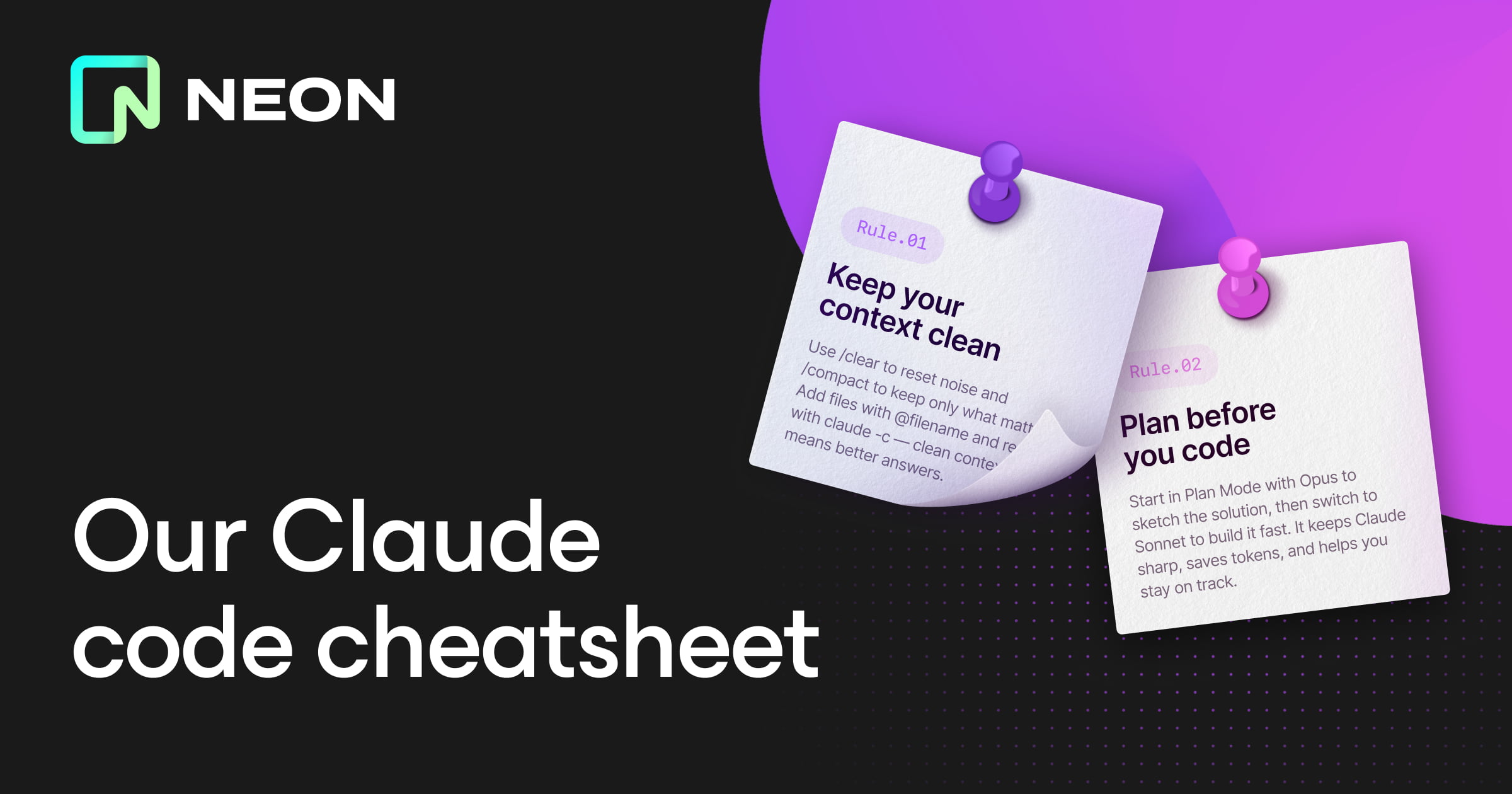Our Claude Code Cheatsheet 