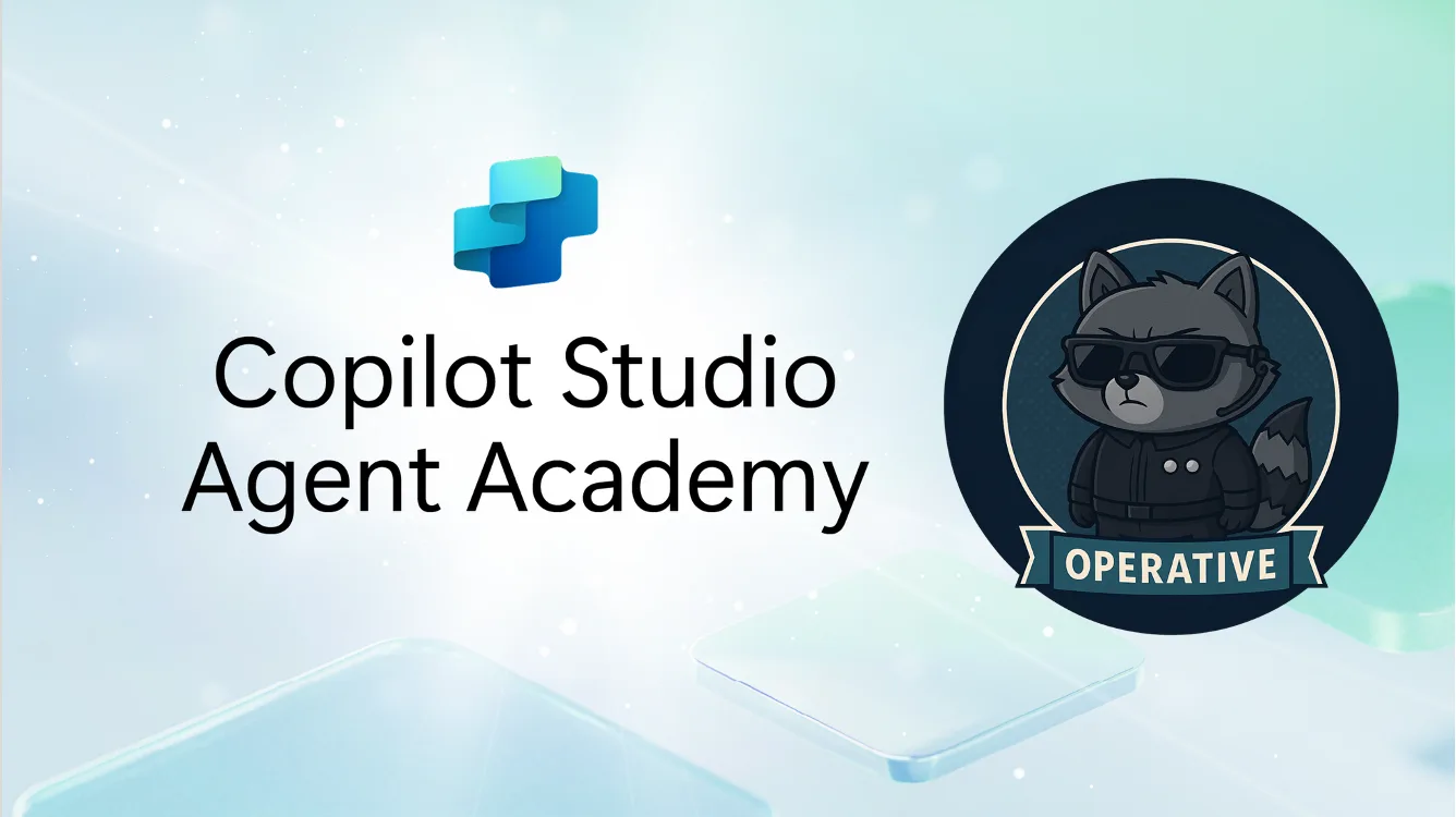 Announcing Agent Academy: Operative