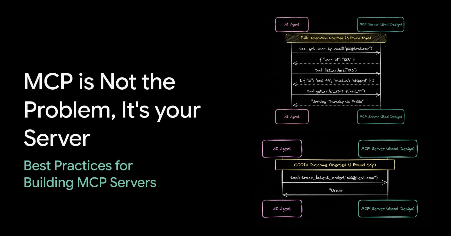 MCP is Not the Problem, It's your Server: Best Practices for Building MCP Servers