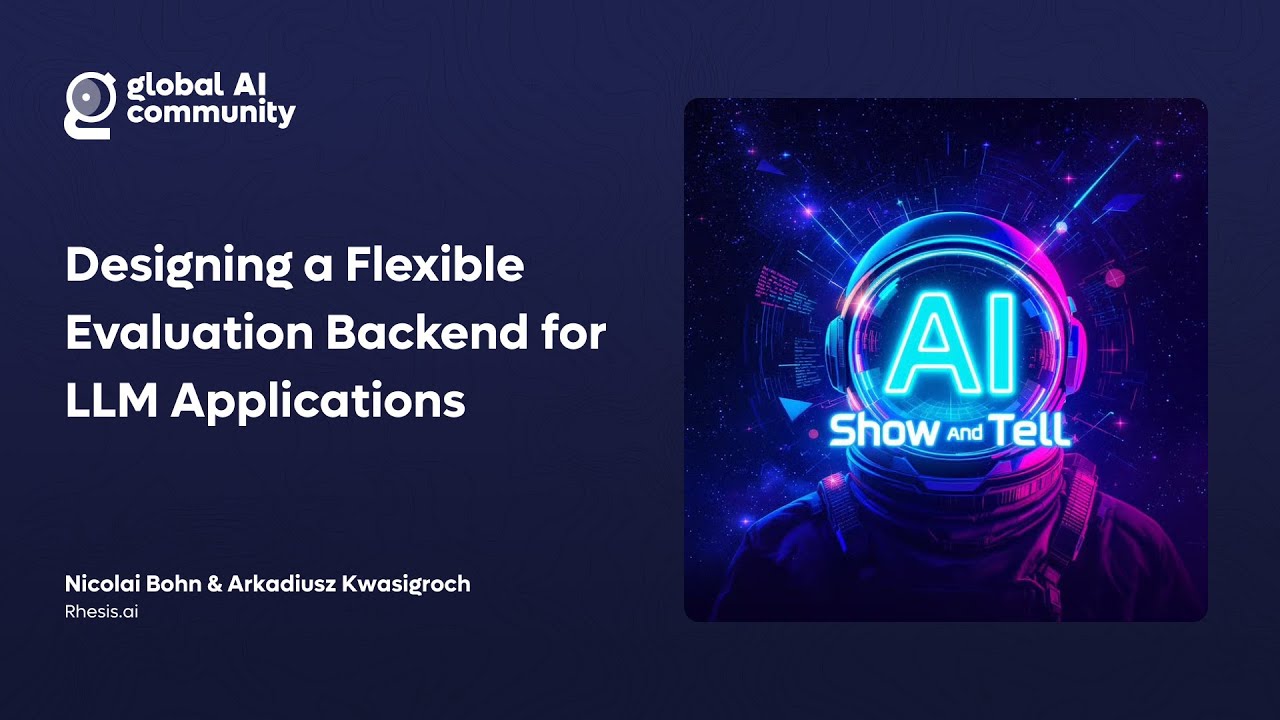 Designing a Flexible Evaluation Backend for LLM Applications