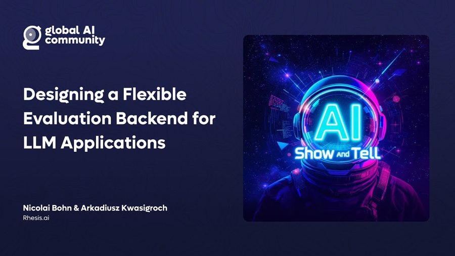 Designing a Flexible Evaluation Backend for LLM Applications