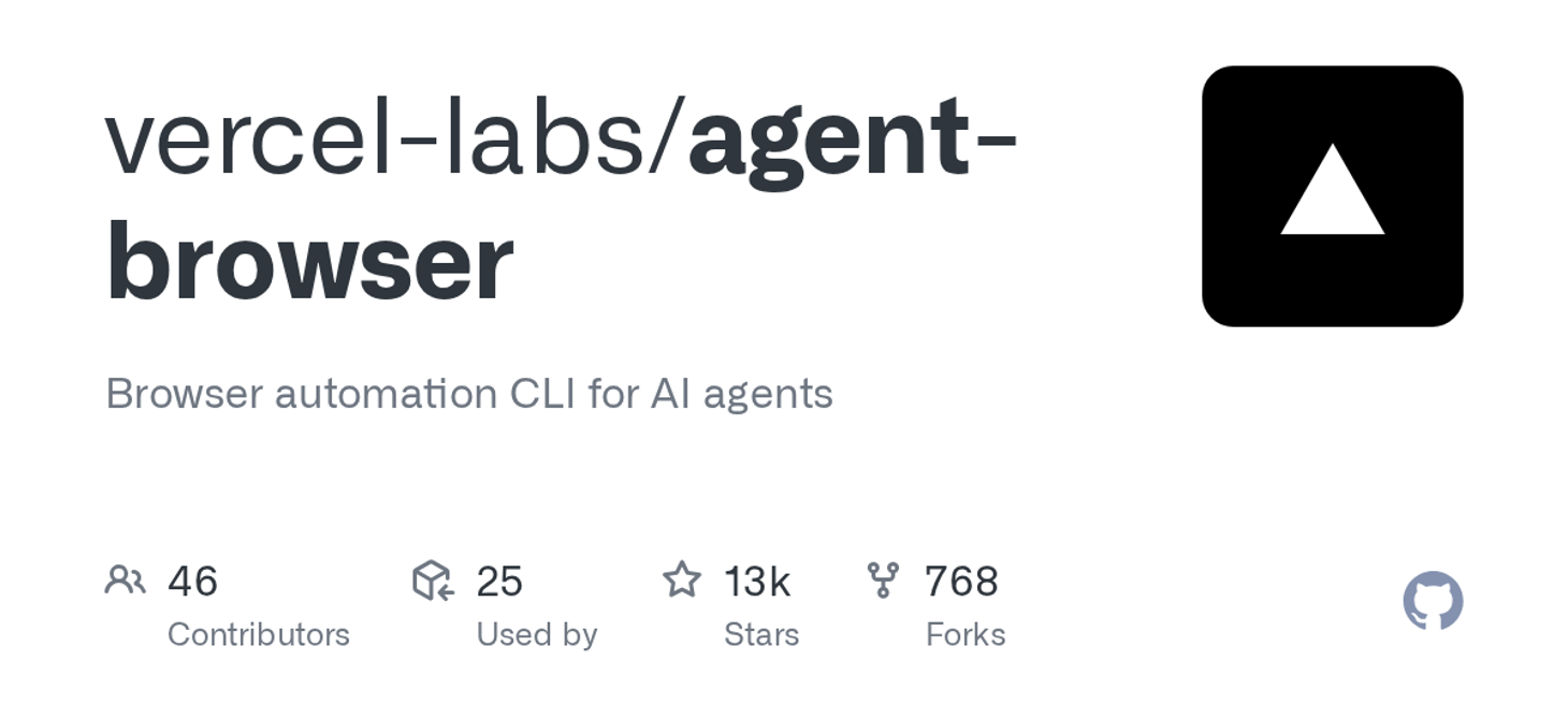 vercel-labs/agent-browser