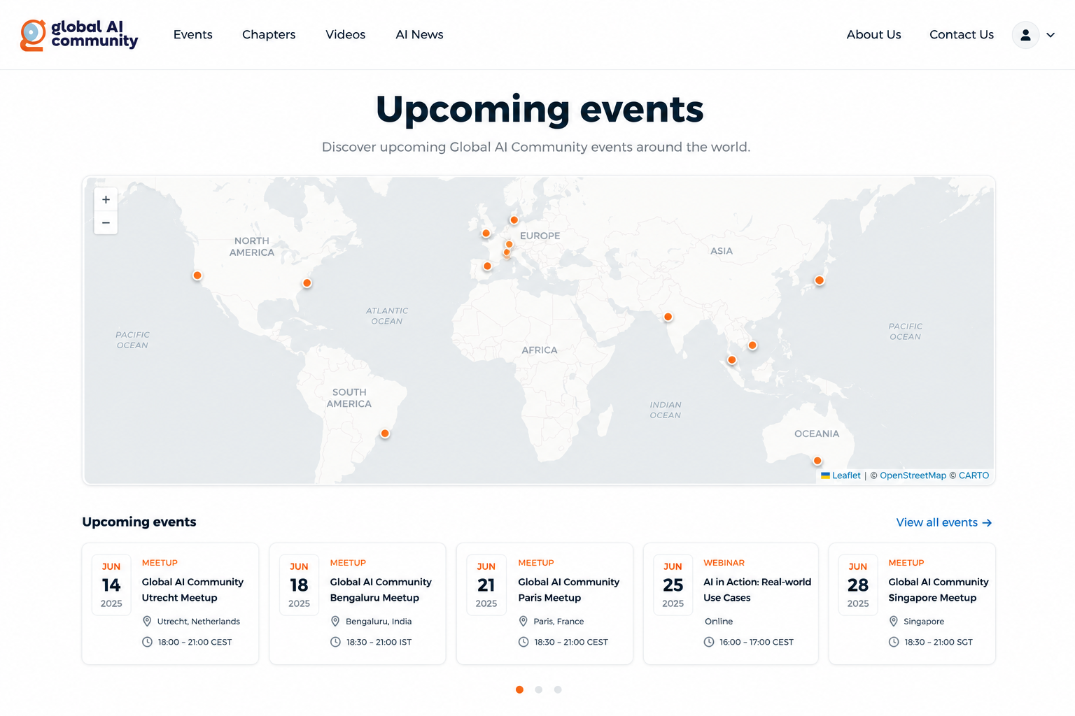 Upcoming Events Around the World