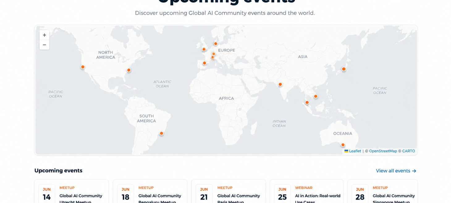 Upcoming Events Around the World