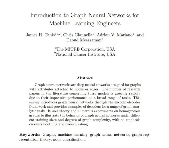 Introduction to Graph Neural Networks for Machine Learning Engineers