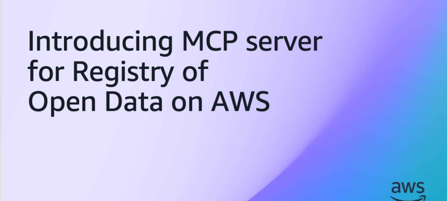 Introducing MCP server for Registry of Open Data on AWS | Amazon Web Services