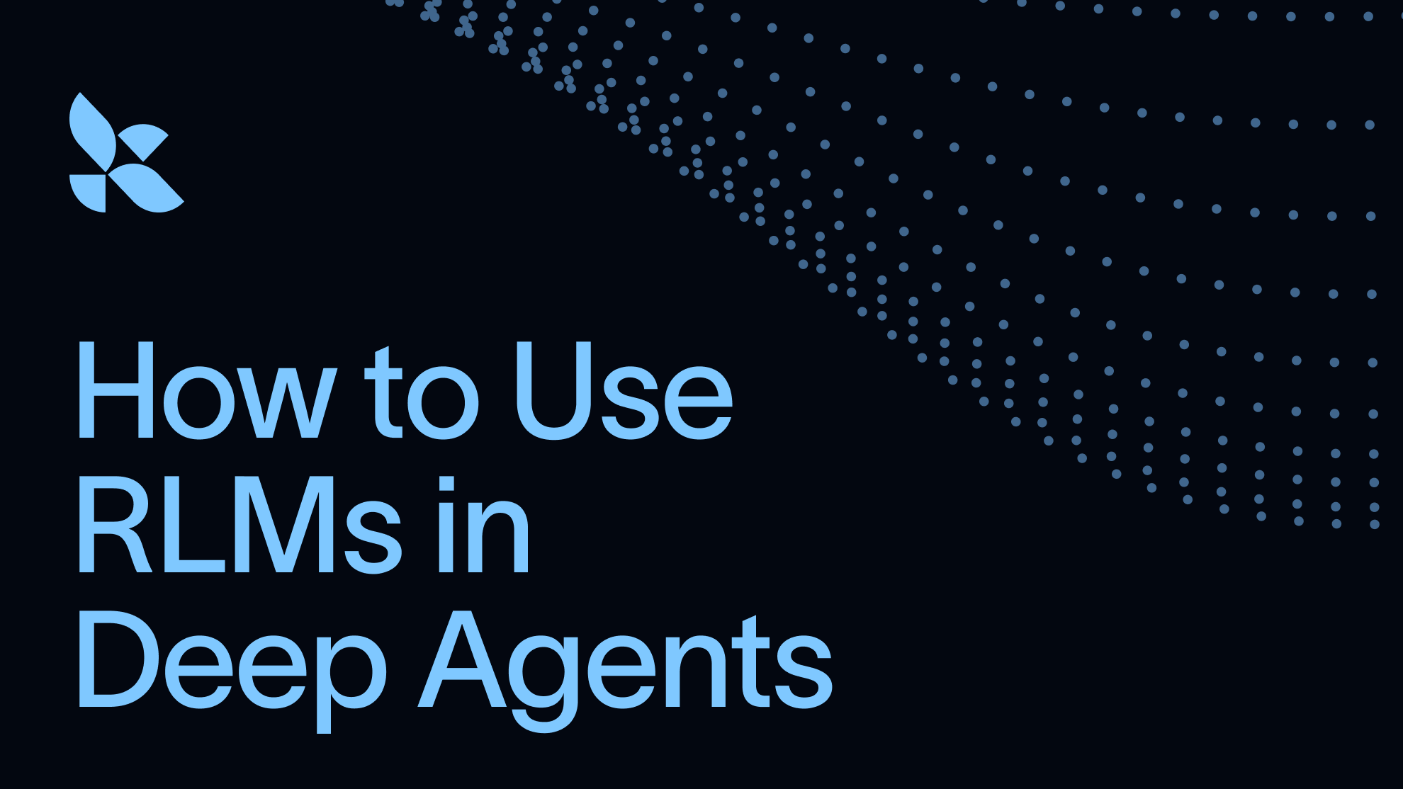 How to Use RLMs in Deep Agents