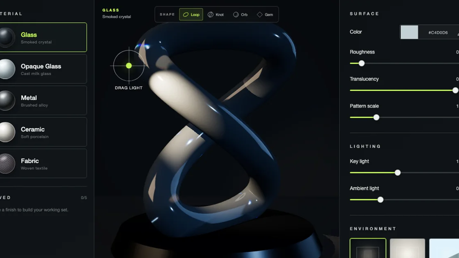 OpenAI showcase - Material Lab