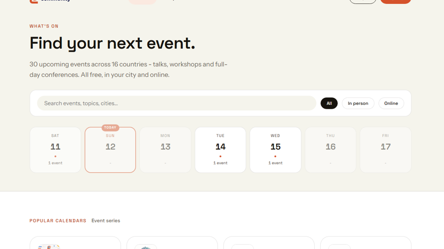 Upcoming Events Around the World