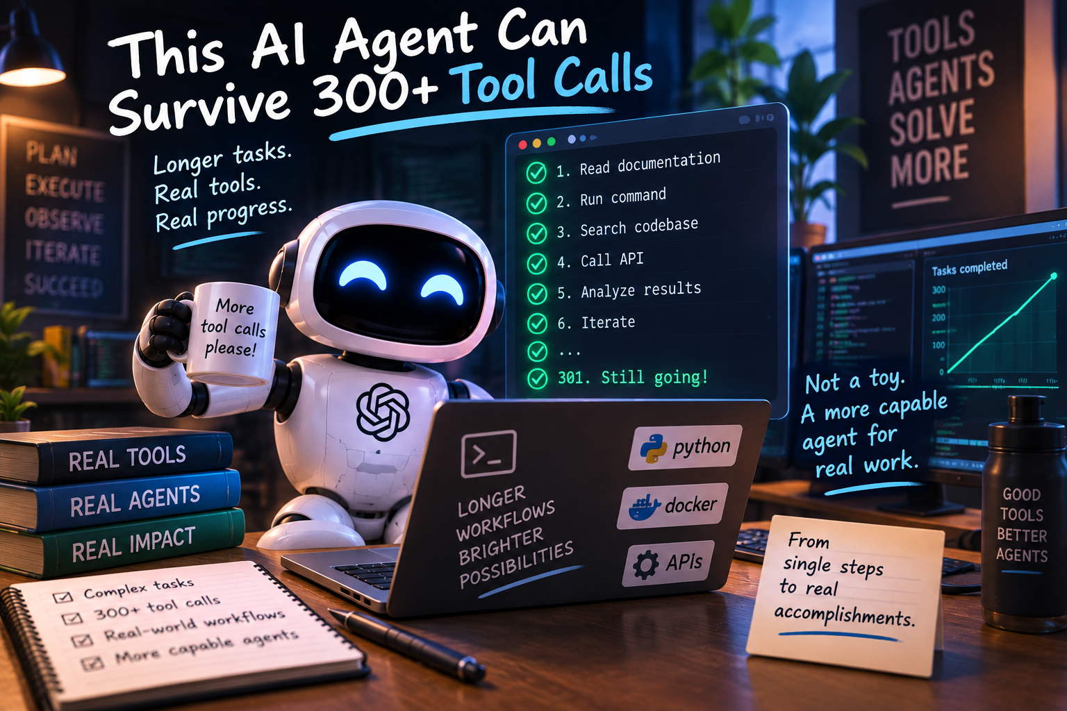 This AI Agent Can Survive 300+ Tool Calls