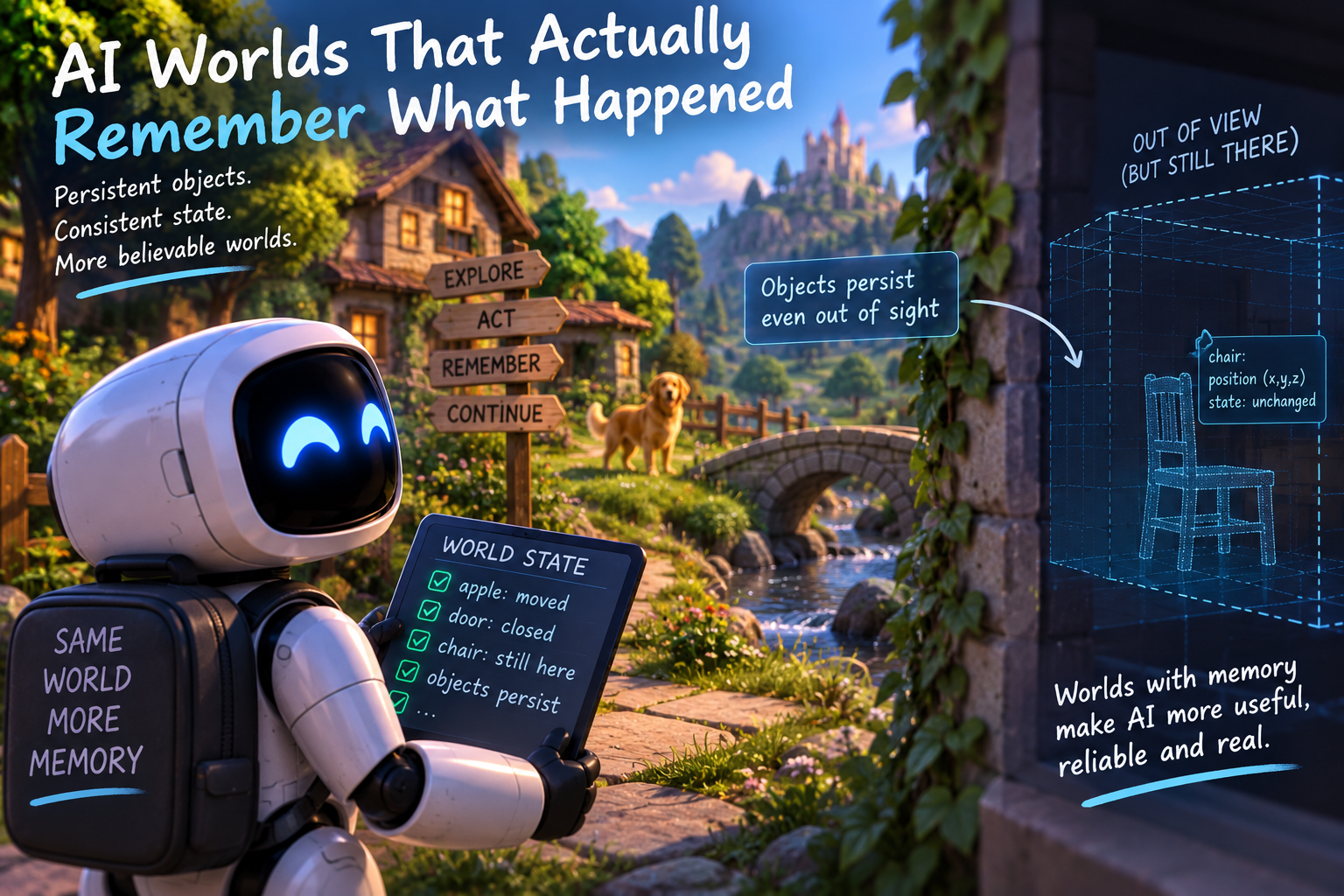AI Worlds That Actually Remember What Happened