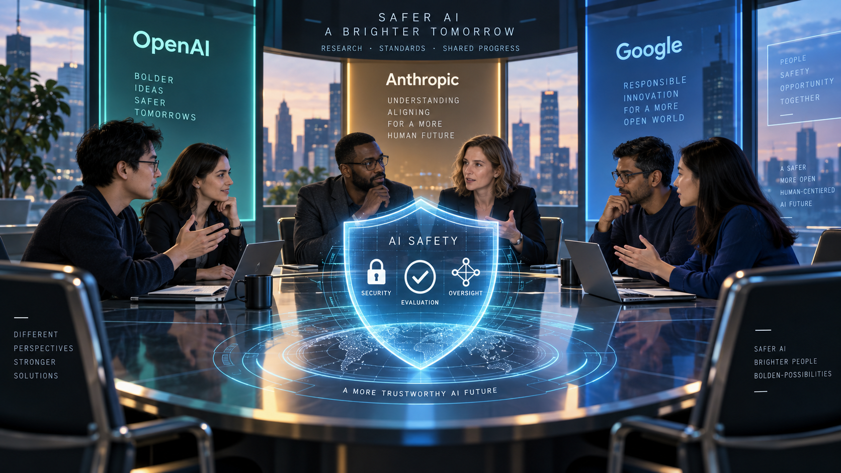 AI Rivals Unite: OpenAI, Anthropic and Google Join Forces on Safety