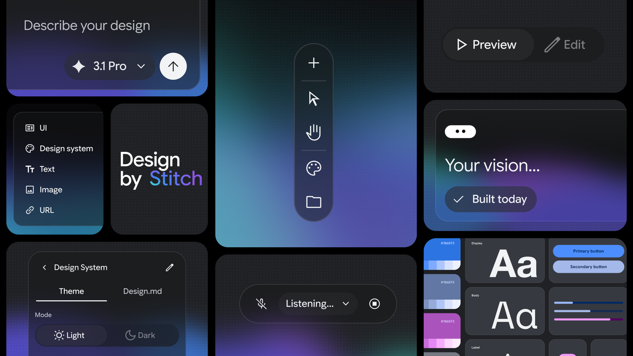 Introducing “vibe design” with Stitch