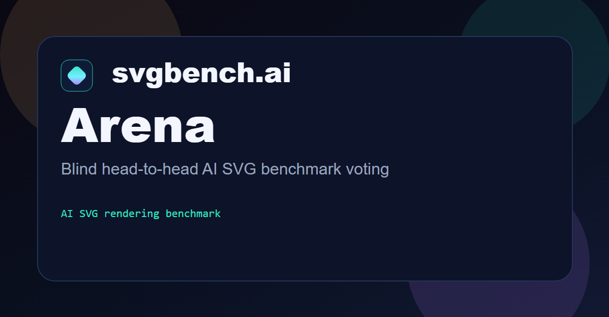 Blind AI SVG Arena Benchmark
