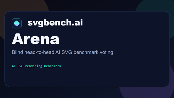 Blind AI SVG Arena Benchmark