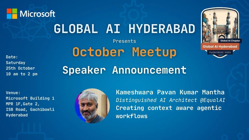 Global AI Hyderabad - October Meetup