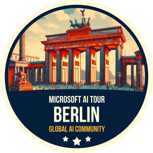 Badge Microsoft AI Tour - Berlin