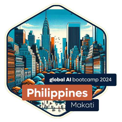 Badge Global AI Bootcamp 2024 - Philippines - Makati - Attendee