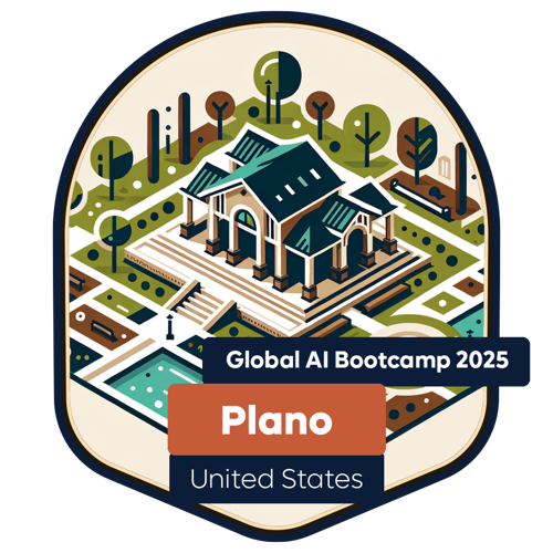 Badge Global AI Bootcamp 2025 - United States - Plano TX - Attendee