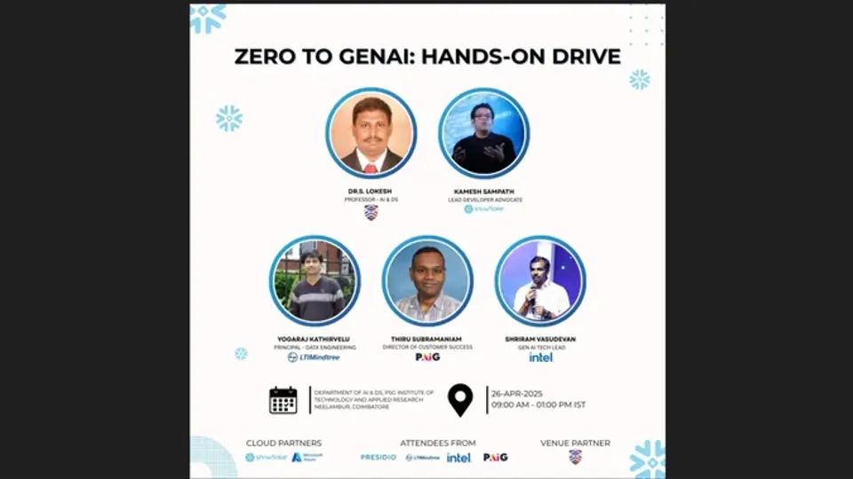 Zero to GenAI: A Hands-on Dive with Intel, Paig.ai, Snowflake & Azure