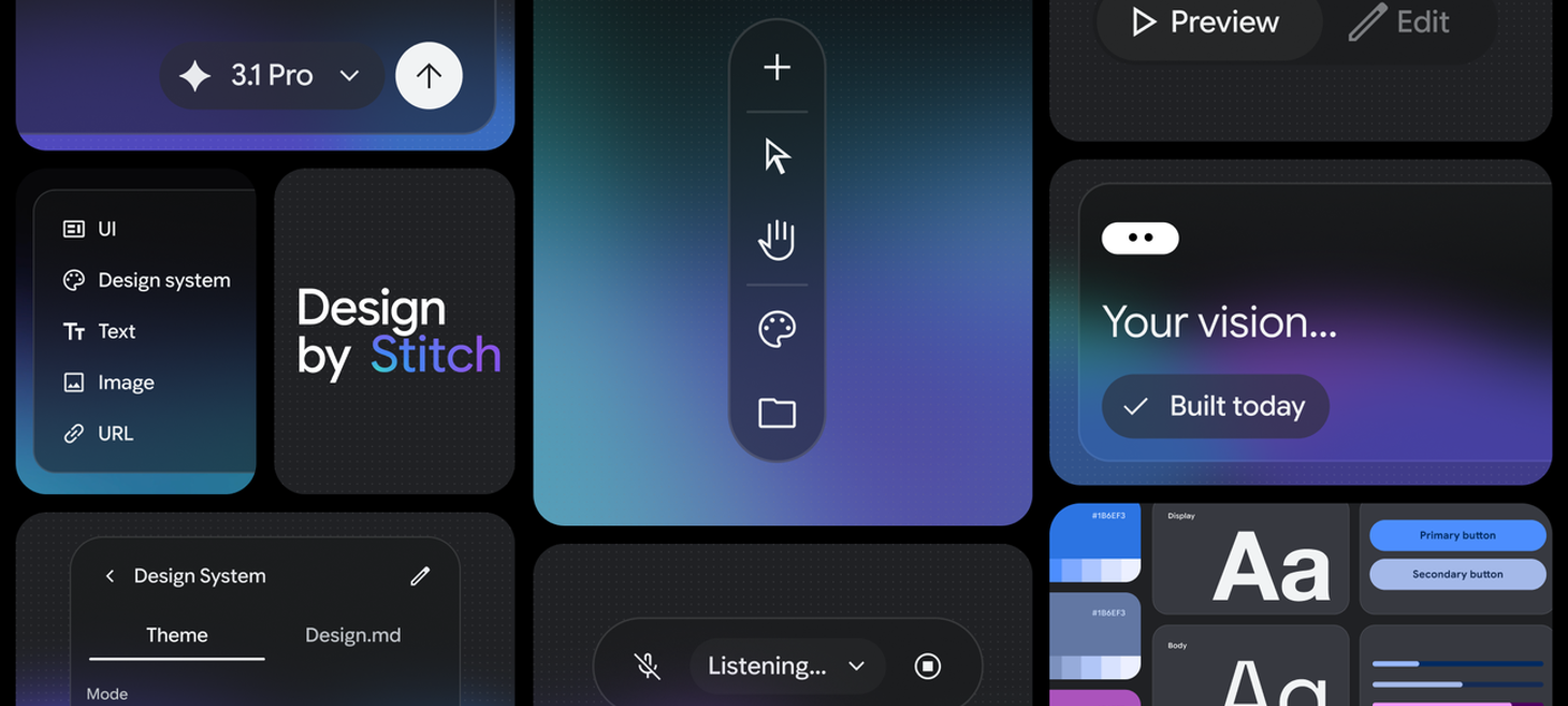 Introducing “vibe design” with Stitch