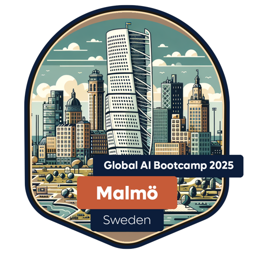 Badge Global AI Bootcamp 2025 - Sweden - Malmö - Attendee