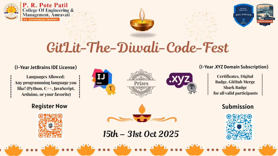GitLit — The Diwali Code Fest Season 1