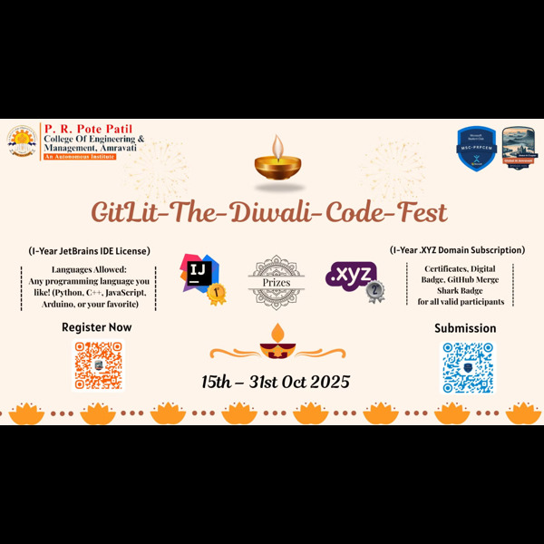 GitLit — The Diwali Code Fest Season 1