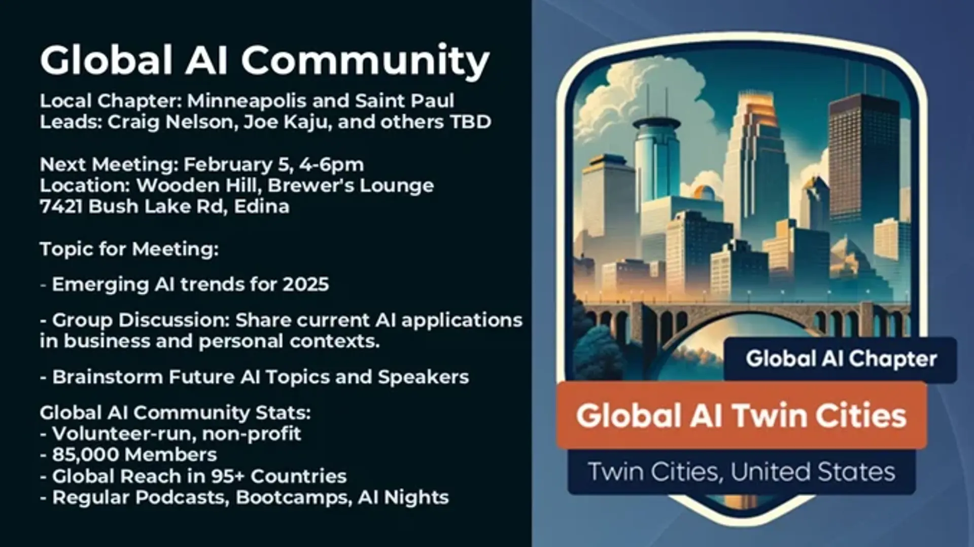 Global AI Twin Cities Chapter Meeting