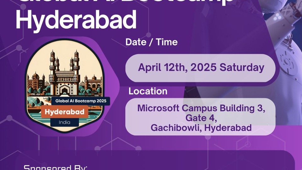 Global AI Bootcamp 2025 Hyderabad - 12 April 2025