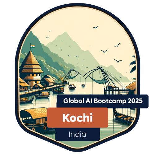 Badge Global AI Bootcamp 2025 - Kochi - Attendee