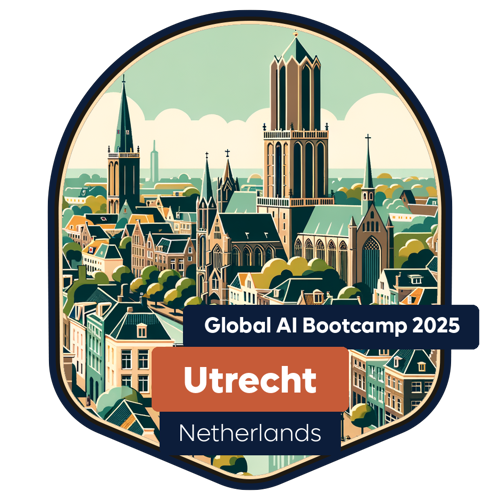 Badge Global AI Bootcamp 2025 - Netherlands - Utrecht - Attendee