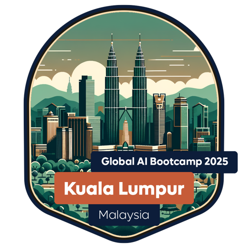 Badge Global AI Bootcamp 2025 - Malaysia - Kuala Lumpur - Attendee