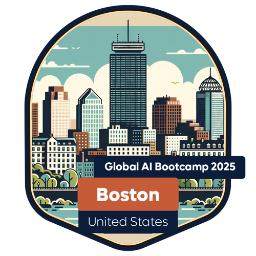 Badge Global AI Bootcamp 2025 - United States - Boston - Attendee