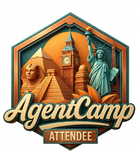 Badge AgentCamp - Attendee