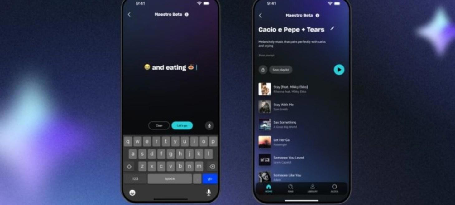 Amazon Music follows Spotify with an AI playlist generator of its own, Maestro