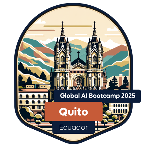 Badge Global AI Bootcamp 2025 - Ecuador - Quito - Attendee
