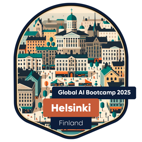 Badge Global AI Bootcamp 2025 - Espoo - Attendee