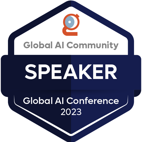 Badge Global AI Conference 23 - Speaker