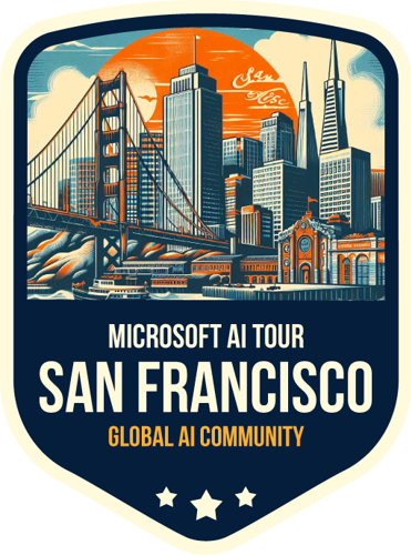 Badge Microsoft AI Tour - San Francisco